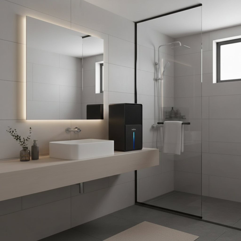 Déshumidificateur 3L compact - Silencieux pour chambre & salle de bain